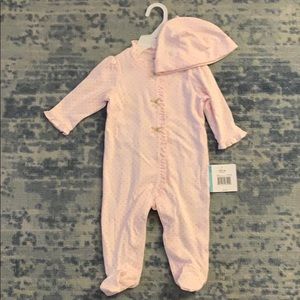 Little Me Pajama and Hat Set
